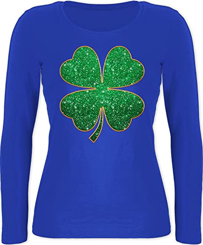 Langarmshirt Damen - St. Patricks Day - Vierblättriges Kleeblatt I Shamrock I Glücksbringer - XXL - Blau - irisches Outfit Langarm -Shirt Sankt irisch Shirt st Patrick's Parade Kleidung Patrick Langarmshirt Damen - St. Patricks Day - Vierblättriges Kleeblatt I Shamrock I Glücksbringer - XXL - Blau - irisches Outfit Langarm -Shirt Sankt irisch Shirt st Patrick's Parade Kleidung Patrick von Shirtracer