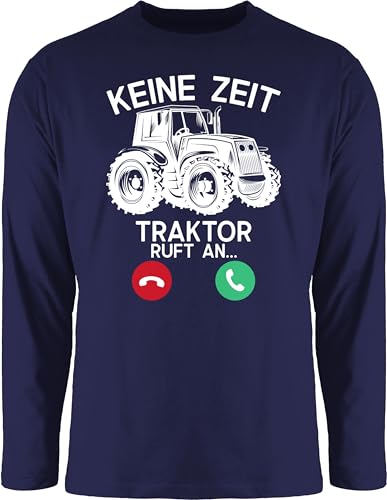 Langarmshirt Herren Langarm Shirt - Fahrzeuge - Keine Zeit - Traktor Ruft an - weiß - XXL - Navy Blau - männertagsgeschenke Bauern Tshirt Fahrzeug trecker flugzeugen Tractors Traktoren Langarmshirt Herren Langarm Shirt - Fahrzeuge - Keine Zeit - Traktor Ruft an - weiß - XXL - Navy Blau - männertagsgeschenke Bauern Tshirt Fahrzeug trecker flugzeugen Tractors Traktoren von Shirtracer