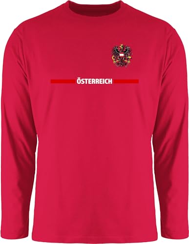 Langarmshirt Herren Langarm Shirt - Fußball EM WM - Österreich Trikot Wappen | Österreicher mit Stolz | Österreichisches Fan-Motiv - XXL - Rot - Langarm,Shirt em24 Europameisterschaft Langarmshirt Herren Langarm Shirt - Fußball EM WM - Österreich Trikot Wappen | Österreicher mit Stolz | Österreichisches Fan-Motiv - XXL - Rot - Langarm,Shirt em24 Europameisterschaft von Shirtracer