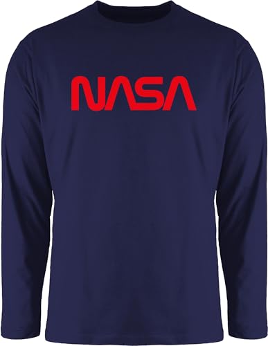 Langarmshirt Herren Langarm Shirt - Nerd Geschenke - NASA - Raumfahrt Astronaut Mondlandung Weltraum - 3XL - Navy Blau - Apparel Geeks Outfit zocker Space x Tshirt Longsleeve Geschenk+für+zocker Langarmshirt Herren Langarm Shirt - Nerd Geschenke - NASA - Raumfahrt Astronaut Mondlandung Weltraum - 3XL - Navy Blau - Apparel Geeks Outfit zocker Space x Tshirt Longsleeve Geschenk+für+zocker von Shirtracer