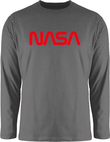 Langarmshirt Herren Langarm Shirt - Nerd Geschenke - NASA - Raumfahrt Astronaut Mondlandung Weltraum - XL - Dunkelgrau - Apparel Geeks Outfit zocker Space x Tshirt Longsleeve Geschenk+für+zocker Langarmshirt Herren Langarm Shirt - Nerd Geschenke - NASA - Raumfahrt Astronaut Mondlandung Weltraum - XL - Dunkelgrau - Apparel Geeks Outfit zocker Space x Tshirt Longsleeve Geschenk+für+zocker von Shirtracer