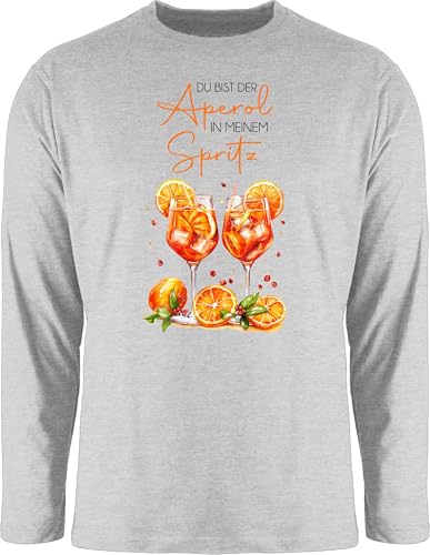 Langarmshirt Herren Langarm Shirt - Pärchen - Du bist der Aperol in Meinem Spritz | Accessoires Aperol Spritz Geschenk Italien Geschenke Alkohol - 3XL - Grau meliert - Paar Spritz Shirts Partner Langarmshirt Herren Langarm Shirt - Pärchen - Du bist der Aperol in Meinem Spritz | Accessoires Aperol Spritz Geschenk Italien Geschenke Alkohol - 3XL - Grau meliert - Paar Spritz Shirts Partner von Shirtracer