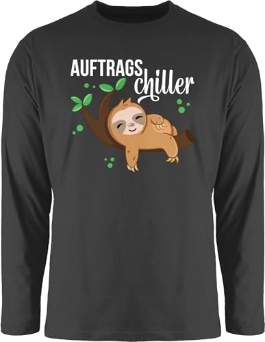 Langarmshirt Herren Langarm Shirt - Tiere Meerschweinchen Hase & Co. - Auftragschiller mit Faultier weiß - 3XL - Schwarz - tiermotiv Tshirt Animal Shirts tiermotive Tier Tieren Giraffe Motiv Langarmshirt Herren Langarm Shirt - Tiere Meerschweinchen Hase & Co. - Auftragschiller mit Faultier weiß - 3XL - Schwarz - tiermotiv Tshirt Animal Shirts tiermotive Tier Tieren Giraffe Motiv von Shirtracer