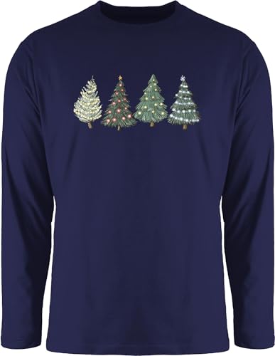 Langarmshirt Herren Langarm Shirt - Weihnachten Geschenke Christmas Bekleidung - Weihnachtsbäume - XXL - Navy Blau - weihnachtsshirt Lange arm weihnachtsoutfit weihnachtsmotiv Weihnachtsbaum Langarmshirt Herren Langarm Shirt - Weihnachten Geschenke Christmas Bekleidung - Weihnachtsbäume - XXL - Navy Blau - weihnachtsshirt Lange arm weihnachtsoutfit weihnachtsmotiv Weihnachtsbaum von Shirtracer