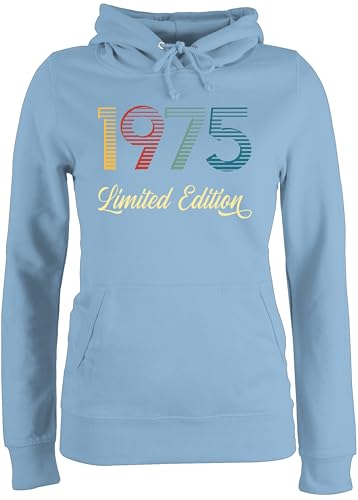 Pullover Damen Hoodie Frauen - 50. Geburtstag - Limited Edition 1975 - XS - Hellblau - Geschenke für 50 50.Geburtstag 1972 Pulli 50er Pollover (50) zum pullis 50iger Jahre Hoodies fünfzig Pullover Damen Hoodie Frauen - 50. Geburtstag - Limited Edition 1975 - XS - Hellblau - Geschenke für 50 50.Geburtstag 1972 Pulli 50er Pollover (50) zum pullis 50iger Jahre Hoodies fünfzig von Shirtracer