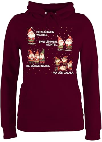 Pullover Damen Hoodie Frauen - EIN Glühwein Swei Glühwein | Wichtel | EIN Glühwein Zwei Glühwein | Weihnachten | Wichtelgeschenk lustig | Elfe I Weihnachtsmarkt | Weihnachtsmotiv I Adventszeit Pullover Damen Hoodie Frauen - EIN Glühwein Swei Glühwein | Wichtel | EIN Glühwein Zwei Glühwein | Weihnachten | Wichtelgeschenk lustig | Elfe I Weihnachtsmarkt | Weihnachtsmotiv I Adventszeit von Shirtracer