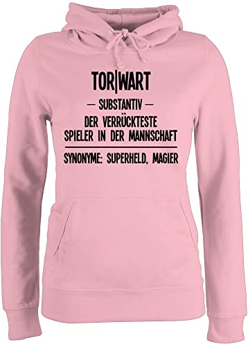 Pullover Damen Hoodie Frauen - Handball WM 2023 Trikot Ersatz - Torwart Definition - S - Hellrosa - Handballer Geschenke Pulli hanball halbball Handball. beachhandball Handball, em 2022 Fans von Shirtracer