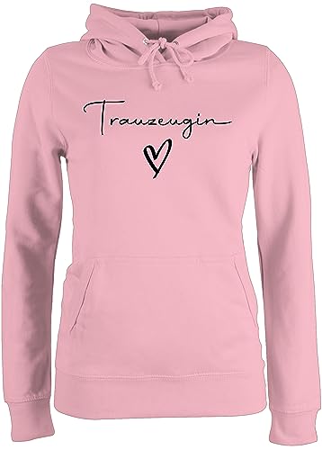 Pullover Damen Hoodie Frauen - JGA Junggesellenabschied - Trauzeugin Maid of Honor - S - Hellrosa - jungesellinnenabschied Frau jungengesellenabschied sprüche 2023 für junggesellinnenabschied von Shirtracer