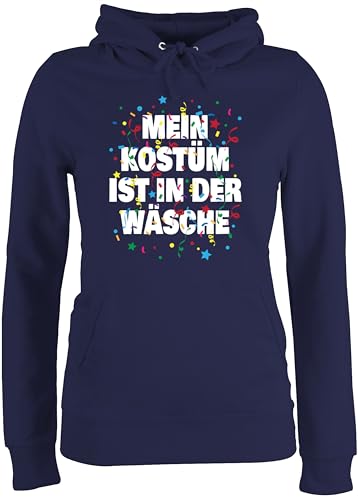Pullover Damen Hoodie Frauen - Karneval & Fasching - Mein Kostüm ist in der Wäsche Konfetti I Fastnacht I Fasnacht I Fasnet - L - Navy Blau - karnevalshoodie Jeck wäsche Pulli karnevalspulli Pullover Damen Hoodie Frauen - Karneval & Fasching - Mein Kostüm ist in der Wäsche Konfetti I Fastnacht I Fasnacht I Fasnet - L - Navy Blau - karnevalshoodie Jeck wäsche Pulli karnevalspulli von Shirtracer