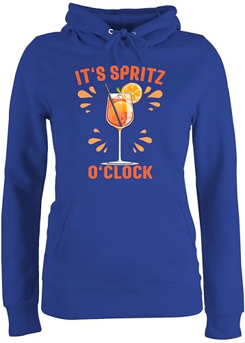 Pullover Damen Hoodie Frauen - Karneval & - Its Spritz o Clock I Lustiges Geschenk Aperol Spritz Kostüm Fasching Aperol Geschenkidee - M - Royalblau - karnevalspullover Faschings aparol von Shirtracer