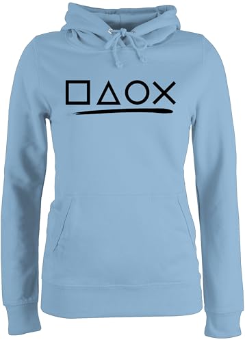 Pullover Damen Hoodie Frauen - Nerd Geschenke - Gamer - schwarz - XS - Hellblau - zocker Kapuzenpullover zocken Geek Nerds Geeks nerdgeschenk Gaming nerdige computerfreaks computerfreak neerds Pullover Damen Hoodie Frauen - Nerd Geschenke - Gamer - schwarz - XS - Hellblau - zocker Kapuzenpullover zocken Geek Nerds Geeks nerdgeschenk Gaming nerdige computerfreaks computerfreak neerds von Shirtracer