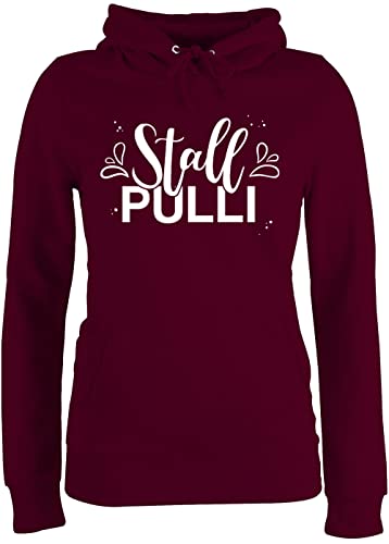Pullover Damen Hoodie Frauen - Pferde - Stallpulli Lettering - XS - Burgundrot - reitoberteil pferdeliebhaber stall Pulli pferdepulloverdamen sprüche Pferd hoddys reithoodies reiten hoddis Pullover Damen Hoodie Frauen - Pferde - Stallpulli Lettering - XS - Burgundrot - reitoberteil pferdeliebhaber stall Pulli pferdepulloverdamen sprüche Pferd hoddys reithoodies reiten hoddis von Shirtracer
