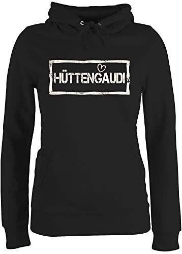 Pullover Damen Hoodie Frauen - Skiurlaub Apres Ski - Hüttengaudi Used Look - XS - Schwarz - ski-Pullover Party Outfit Skifahrer Hoddies/pullies Kapuzenpullover skioutfit hoddis Oberteil apre Pulli Pullover Damen Hoodie Frauen - Skiurlaub Apres Ski - Hüttengaudi Used Look - XS - Schwarz - ski-Pullover Party Outfit Skifahrer Hoddies/pullies Kapuzenpullover skioutfit hoddis Oberteil apre Pulli von Shirtracer
