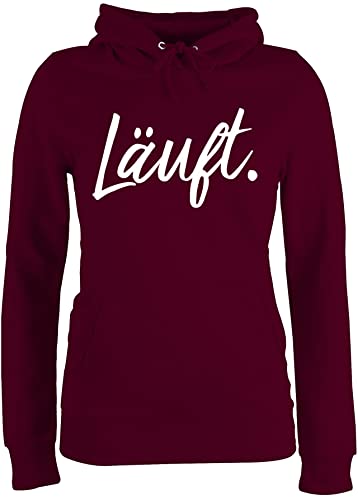 Pullover Damen Hoodie Frauen - Sprüche - Läuft - Statement - XS - Burgundrot - Statement-Pullover mit Aufschrift Typo Hoddies Statements Laeuft pullis sprüchen läuft. Pulli Spruch läuft Pullover Damen Hoodie Frauen - Sprüche - Läuft - Statement - XS - Burgundrot - Statement-Pullover mit Aufschrift Typo Hoddies Statements Laeuft pullis sprüchen läuft. Pulli Spruch läuft von Shirtracer