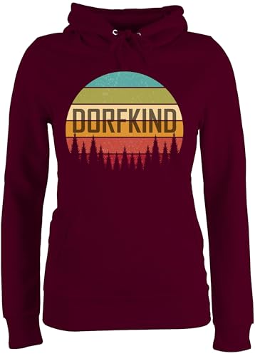 Pullover Damen Hoodie Frauen - Sprüche Statement - Dorfkind I Dorfkinder Geschenk I Ich Bin EIN Dorfkind Stolz Drauf Dorf - XL - Burgundrot - Kapuzenpullover Statement-Pullover mit Aufschrift hodi Pullover Damen Hoodie Frauen - Sprüche Statement - Dorfkind I Dorfkinder Geschenk I Ich Bin EIN Dorfkind Stolz Drauf Dorf - XL - Burgundrot - Kapuzenpullover Statement-Pullover mit Aufschrift hodi von Shirtracer