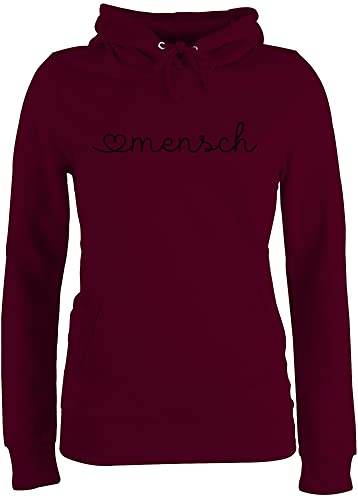 Pullover Damen Hoodie Frauen - Valentinstag Liebe - Herzensmensch Geschenk - Freundin Freund Seelenverwandte Ostergeschenk für verliebte Beste Partner Partnerin Lieblingsmensch - L von Shirtracer