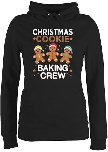 Pullover Damen Hoodie Frauen - Weihnachten Geschenke Bekleidung - Christmas Cookie Baking Crew I Lebkuchenmännchen I Lebkuchen Männer I Gingerbread Man I Lebkuchenmann - XS - Schwarz Pullover Damen Hoodie Frauen - Weihnachten Geschenke Bekleidung - Christmas Cookie Baking Crew I Lebkuchenmännchen I Lebkuchen Männer I Gingerbread Man I Lebkuchenmann - XS - Schwarz von Shirtracer