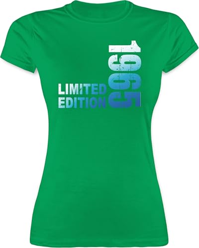 Shirt Damen - 60. Geburtstag - Limited Edition 1965 - L - Grün - mit 60 Jahre Outfit zum 60.Geburtstag 60-Geburtstag 1964 Tshirt Geschenk 60.Geb Frau sechzig 1963 t-Shirt sprüche Sixty t-SIRT von Shirtracer