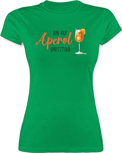 Shirt Damen - Karneval & Fasching - Bin auf Aperol Spritztour I JGA I Mädelsabend I Spritz Tour - M - Grün - aperollin Tshirt Faschings-t-Shirt Faschings Glas Funshirts für Frauen Shirt Damen - Karneval & Fasching - Bin auf Aperol Spritztour I JGA I Mädelsabend I Spritz Tour - M - Grün - aperollin Tshirt Faschings-t-Shirt Faschings Glas Funshirts für Frauen von Shirtracer
