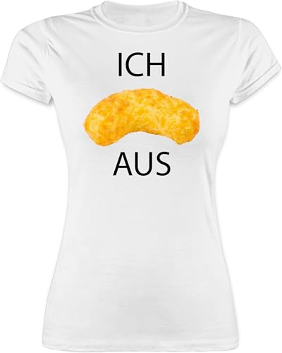 Shirt Damen - Ich flip aus Erdnussflip I Ich flippe aus lustige Meme Geschenke hässlich I Statement Geschenk lustig Erdnussflip - L - Weiß - Statement-t-Shirt Statements erdnuss t-Shirt sprüche von Shirtracer