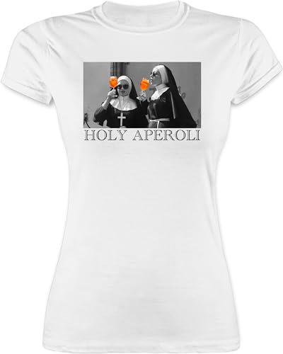 Shirt Damen - Karneval & Fasching - Holy Aperol I Holy Aperoli I Holy Spritz Mädelsabend I Ladies Night - XXL - Weiß - Faschings Tshirt Karnevals nonnen Tshirts Faschings-t-Shirt fassenacht Shirt Damen - Karneval & Fasching - Holy Aperol I Holy Aperoli I Holy Spritz Mädelsabend I Ladies Night - XXL - Weiß - Faschings Tshirt Karnevals nonnen Tshirts Faschings-t-Shirt fassenacht von Shirtracer