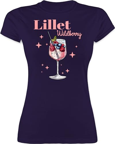 Shirt Damen - Karneval & Fasching - Lillet Wildberry Lillet Kostüm Wild Berry - L - Lila - fasnacht Tshirt Karneval-Klamotten „Fasching“ Tshirts Karneval-Shirt Faschings t- Shirts karnevalshirt von Shirtracer