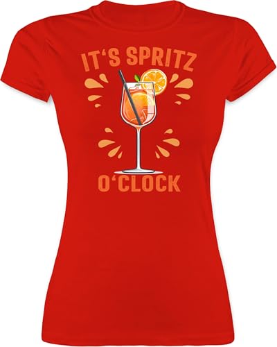 Shirt Damen - Karneval & - Its Spritz o Clock I Lustiges Geschenk Aperol Spritz Kostüm Fasching Aperol Geschenkidee - XL - Rot - Tshirt mit Alkohol Faschings-t-Shirt Faschings aparol Shirts Shirt Damen - Karneval & - Its Spritz o Clock I Lustiges Geschenk Aperol Spritz Kostüm Fasching Aperol Geschenkidee - XL - Rot - Tshirt mit Alkohol Faschings-t-Shirt Faschings aparol Shirts von Shirtracer