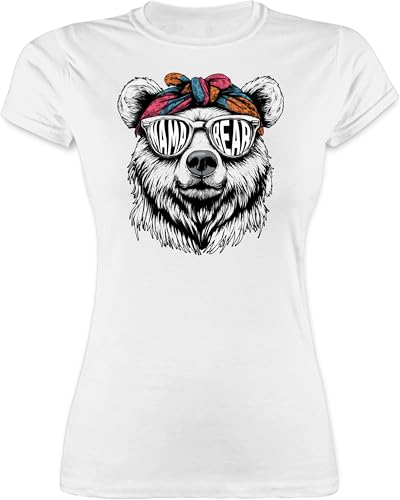 Shirt Damen - Mama Bear I Mamas Geschenkidee Muttertag I Geschenk Mutter Weihnachten Geschenke Mütter I Muttertagsgeschenk Bären Motiv Mama Bär - S - Weiß - muttertagsgeschenke Mum t-Shirt von Shirtracer