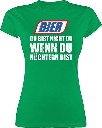Shirt Damen - Party & Alkohol - Bier Du bist Nicht du wenn du nüchtern bist Vintage - XXL - Grün - Partyshirt Sauf ganz Tshirt lustiges trinkshirt Alki t-Shirt Shirts mit trinksprüchen Saufen Shirt Damen - Party & Alkohol - Bier Du bist Nicht du wenn du nüchtern bist Vintage - XXL - Grün - Partyshirt Sauf ganz Tshirt lustiges trinkshirt Alki t-Shirt Shirts mit trinksprüchen Saufen von Shirtracer
