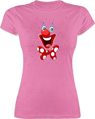 Shirt Damen - & Fasching - Clown Gesicht Karneval Kostüm I Clownkostüm witziges Clowngesicht I Fastnacht I Fasnacht I Fasnet - XXL - Rosa - Faschings Tshirt Karnevals Clowns Tshirts t-Shirt Shirt Damen - & Fasching - Clown Gesicht Karneval Kostüm I Clownkostüm witziges Clowngesicht I Fastnacht I Fasnacht I Fasnet - XXL - Rosa - Faschings Tshirt Karnevals Clowns Tshirts t-Shirt von Shirtracer