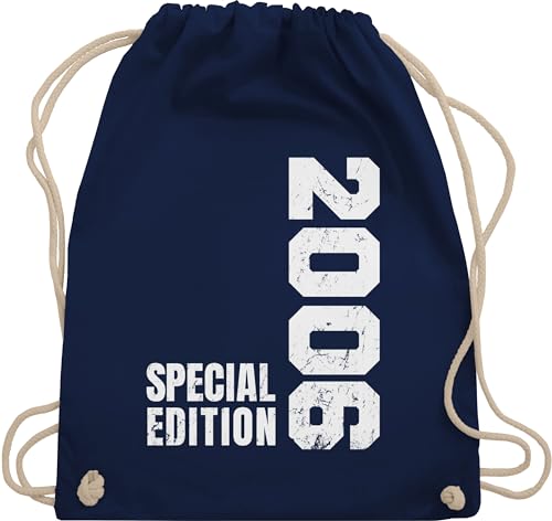 Turnbeutel Rucksack - 18. Geburtstag - Special Edition 2006 - Unisize - Navy Blau - turn beutel geschenke für mädchen ab 18 zum volljährigkeit stoffbeutel kordelzug jährige eighteen bags junge von Shirtracer