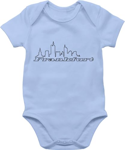 Baby Body Junge Mädchen - Fahnen und Flaggen - Frankfurt Skyline FRA - 1/3 Monate - Babyblau - stadt frankfurter strampler country boddy städte Baby Body Junge Mädchen - Fahnen und Flaggen - Frankfurt Skyline FRA - 1/3 Monate - Babyblau - stadt frankfurter strampler country boddy städte von Shirtracer
