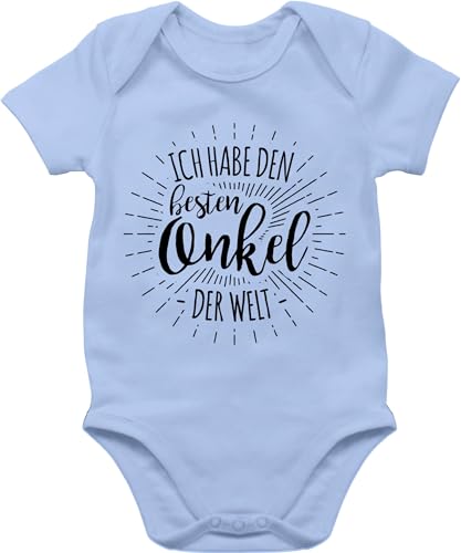 Baby Body Junge Mädchen - Sprüche - Ich habe den besten Onkel der Welt - 3/6 Monate - Babyblau - geschenk babymode witzig spruch 4897 bodys best strampler mit lustigen sprüchen spruche beste Baby Body Junge Mädchen - Sprüche - Ich habe den besten Onkel der Welt - 3/6 Monate - Babyblau - geschenk babymode witzig spruch 4897 bodys best strampler mit lustigen sprüchen spruche beste von Shirtracer