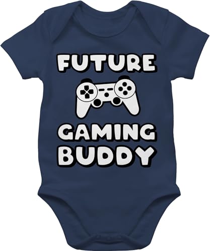 Baby Body Junge Mädchen - Sprüche - Future Gaming Buddy - 18/24 Monate - Navy Blau - zocken babymode witzig spruch game bodys strampler babybody mit sprüchen spruche gamer babybodys babygeschenk Baby Body Junge Mädchen - Sprüche - Future Gaming Buddy - 18/24 Monate - Navy Blau - zocken babymode witzig spruch game bodys strampler babybody mit sprüchen spruche gamer babybodys babygeschenk von Shirtracer
