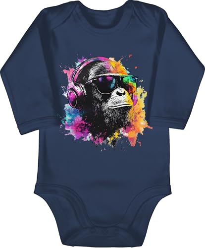 Shirtracer Baby Body langarm Mädchen Junge - DJ Affe cool Monkey Geschenk Festival I Coole Musik Geschenke Gaming I DJ Geschenk Affen - 3/6 Monate - Navy Blau - music Shirtracer Baby Body langarm Mädchen Junge - DJ Affe cool Monkey Geschenk Festival I Coole Musik Geschenke Gaming I DJ Geschenk Affen - 3/6 Monate - Navy Blau - music von Shirtracer