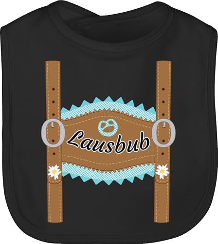 Shirtracer Baby Lätzchen - Kompatibel mit Oktoberfest Outfit - Lausbub Lederhose - Unisize - Schwarz - bayrisches bayrisch lausbua schlabberlatz bayern lederhosen kinderlatz bayerischer trachtenhose Shirtracer Baby Lätzchen - Kompatibel mit Oktoberfest Outfit - Lausbub Lederhose - Unisize - Schwarz - bayrisches bayrisch lausbua schlabberlatz bayern lederhosen kinderlatz bayerischer trachtenhose von Shirtracer