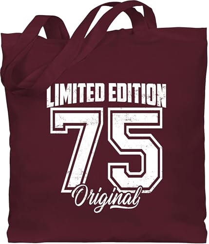 Shirtracer Baumwolltasche - 50. Geburtstag - Limited Edition 1975 Original Weiß Vintage Fünfzigster - Unisize - Bordeauxrot - 1973 tasche geschenkideen für 50 jährigen 50.geburtstag 1972 stoffbeutel Shirtracer Baumwolltasche - 50. Geburtstag - Limited Edition 1975 Original Weiß Vintage Fünfzigster - Unisize - Bordeauxrot - 1973 tasche geschenkideen für 50 jährigen 50.geburtstag 1972 stoffbeutel von Shirtracer