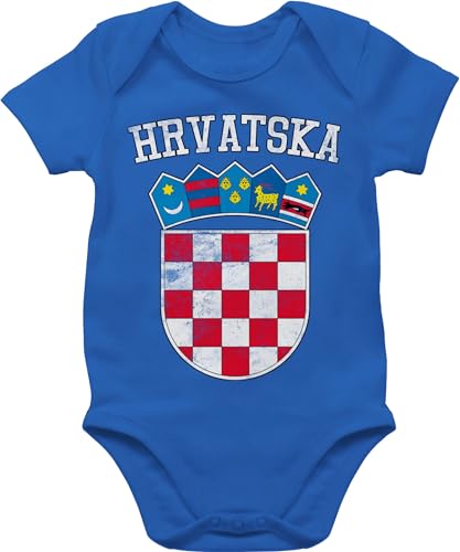 Baby Body Junge Mädchen - 2026 Fussball WM Fanartikel - Kroatien Wappen Hrvatska Krotatisch - 1/3 Monate - Royalblau - kroatische produkte strampler europameisterschaft croatia babybody em 2024 Baby Body Junge Mädchen - 2026 Fussball WM Fanartikel - Kroatien Wappen Hrvatska Krotatisch - 1/3 Monate - Royalblau - kroatische produkte strampler europameisterschaft croatia babybody em 2024 von Shirtracer