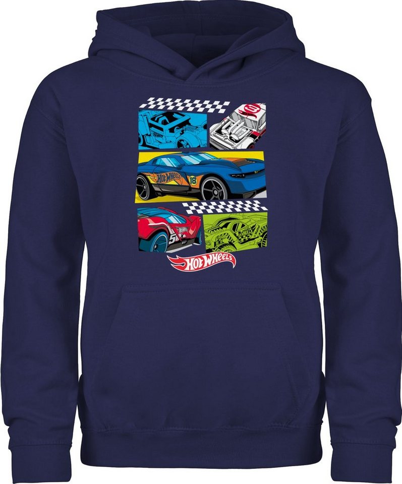 Shirtracer Hoodie Comic Rennautos Hot Wheels Mädchen von Shirtracer