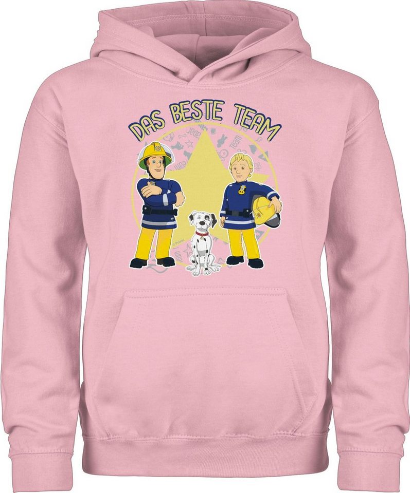 Shirtracer Hoodie Das beste Team - Sam, Penny & Schnuffi Feuerwehrmann Sam Mädchen von Shirtracer