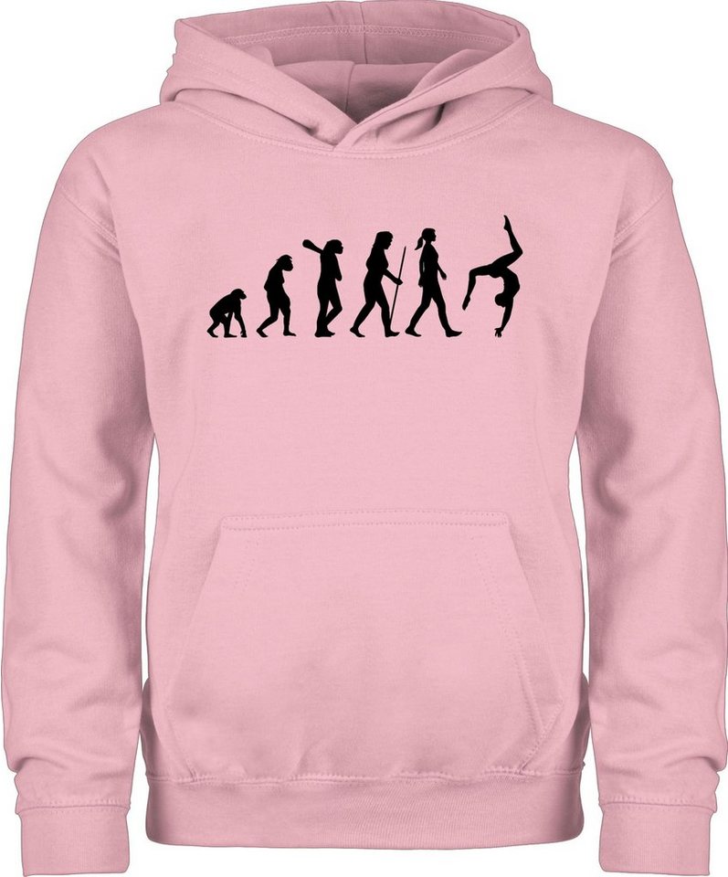 Shirtracer Hoodie Evolution Turnen Evolution Kinder von Shirtracer