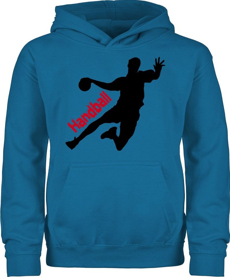 Shirtracer Hoodie Handballer mit Schriftzug Kinder Sport Kleidung von Shirtracer