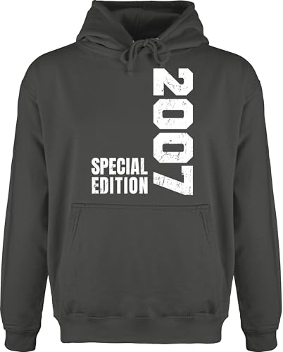 Shirtracer Hoodie Herren Pullover Männer - 18. Geburtstag - Special Edition 2007 - XS - Anthrazit - Geschenke für zum 18 jähriger Junge Geschenk volljährig 2005 Pulli jährigen 18ten 2004 Hoody Shirtracer Hoodie Herren Pullover Männer - 18. Geburtstag - Special Edition 2007 - XS - Anthrazit - Geschenke für zum 18 jähriger Junge Geschenk volljährig 2005 Pulli jährigen 18ten 2004 Hoody von Shirtracer
