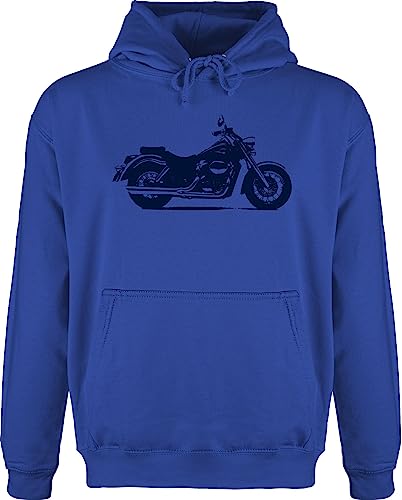 Shirtracer Hoodie Herren Pullover Männer - Biker - Motorrad - 3XL - Royalblau - motorad sprüche Motorradfahrer motorräder Motorradfans Motorsport Motorbike motorrd Motorrad- Motorcycle Bike sprueche von Shirtracer