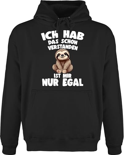 Shirtracer Hoodie Herren Pullover Männer - Ich hab das Schon verstanden ist Mir nur egal I Lustiger Spruch Faultier - XS - Schwarz - Pulli mit sprüchen Sloth Motiv lustige sprüche Fun-Kapuzenpullover Shirtracer Hoodie Herren Pullover Männer - Ich hab das Schon verstanden ist Mir nur egal I Lustiger Spruch Faultier - XS - Schwarz - Pulli mit sprüchen Sloth Motiv lustige sprüche Fun-Kapuzenpullover von Shirtracer