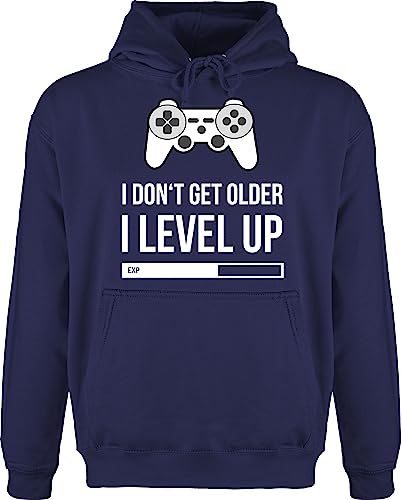 Hoodie Herren Pullover Männer - Geburtstag - I Don't get Older I Level up - XS - Navy Blau - Kapuzenpullover sprüche Gamer zocker Gaming zocken Nerd Geek Dont Nerds Geeks nerdgeschenk nerdige Hoodie Herren Pullover Männer - Geburtstag - I Don't get Older I Level up - XS - Navy Blau - Kapuzenpullover sprüche Gamer zocker Gaming zocken Nerd Geek Dont Nerds Geeks nerdgeschenk nerdige von Shirtracer