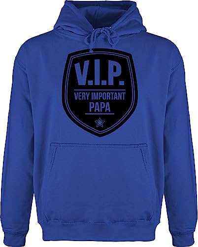 Shirtracer Hoodie Herren Pullover Männer - Geschenk zum Vatertag - V.I.P. - Very Important Papa - XL - Royalblau - Vater vatertahsgeschenke vatertagdgeschenk dad herrentagsgeschenke papatag männertag von Shirtracer