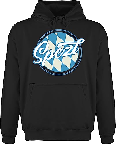 Hoodie Herren Pullover Männer - Kompatibel mit Oktoberfest - Spezl - 4XL - Schwarz - Bayern wiesengänger Bayerisches Bavaria bayrische bayerisch bayrischer Abend Hoodies Bavarian pullis bayerische von Shirtracer