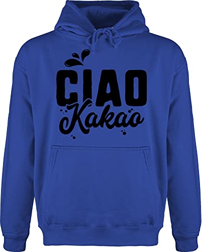 Hoodie Herren Pullover Männer - Küche - Ciao Kakao - XL - Royalblau - koch tschau hudis küchen pullis geschenke aus der hudi hoddie pulli hoddies/pullies jh001 hoodies/pullis kapuzenpulli hoody von Shirtracer