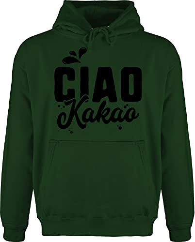 Hoodie Herren Pullover Männer - Küche - Ciao Kakao - XS - Dunkelgrün - koch tschau hudis küchen pullis geschenke aus der hudi hoddie pulli hoddies/pullies jh001 hoodies/pullis kapuzenpulli hoody von Shirtracer
